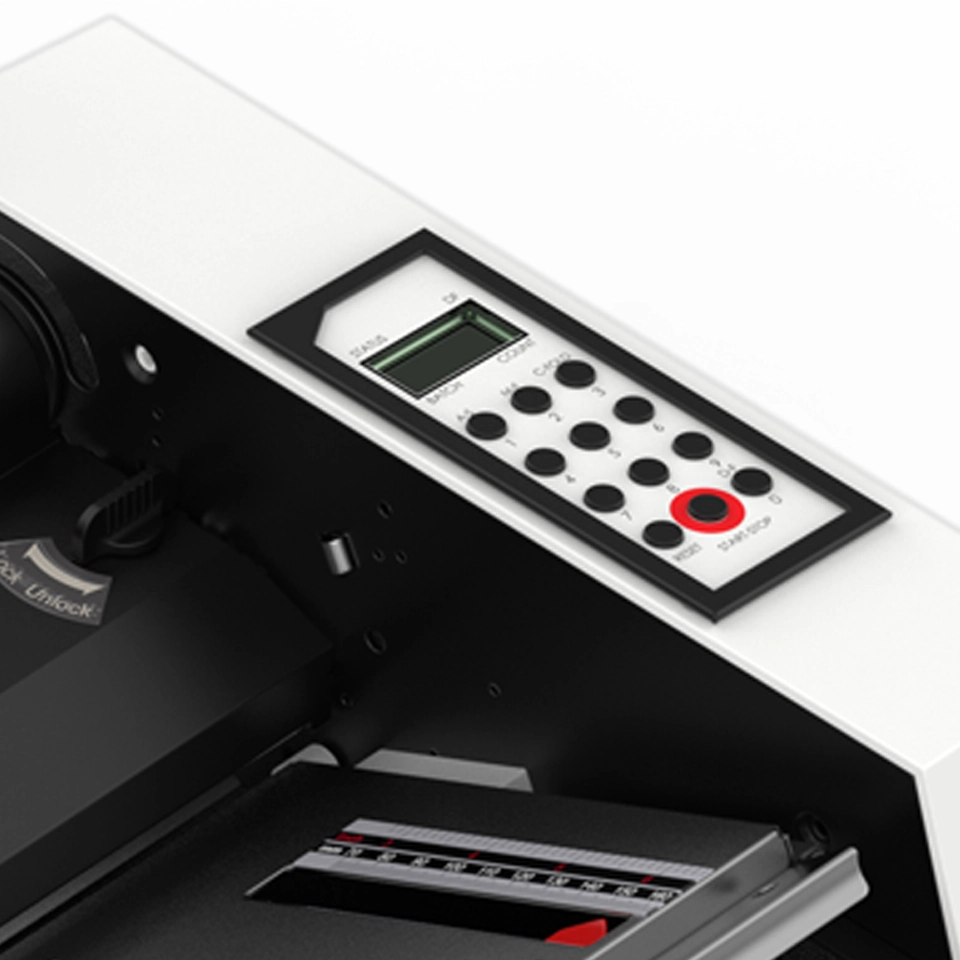 Picture of the 5600 Pressure sealer LCD touch pad control